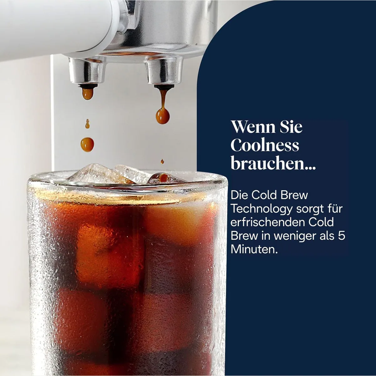De'Longhi Dedica Duo EC890.WI, Espresso & Cold Brew, 15 Bar Druck 5