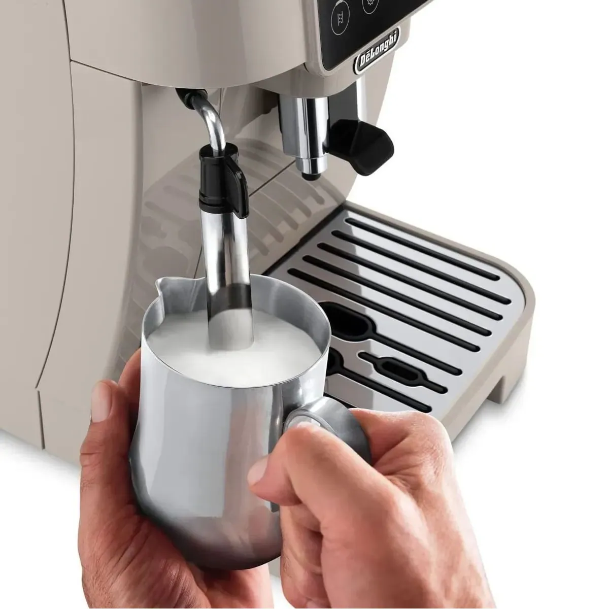 De'Longhi Magnifica Start Pop ECAM220.50.BG, 5 Rezepte, Milchschaumdüse, intuitives Touch-Bedienfeld 4