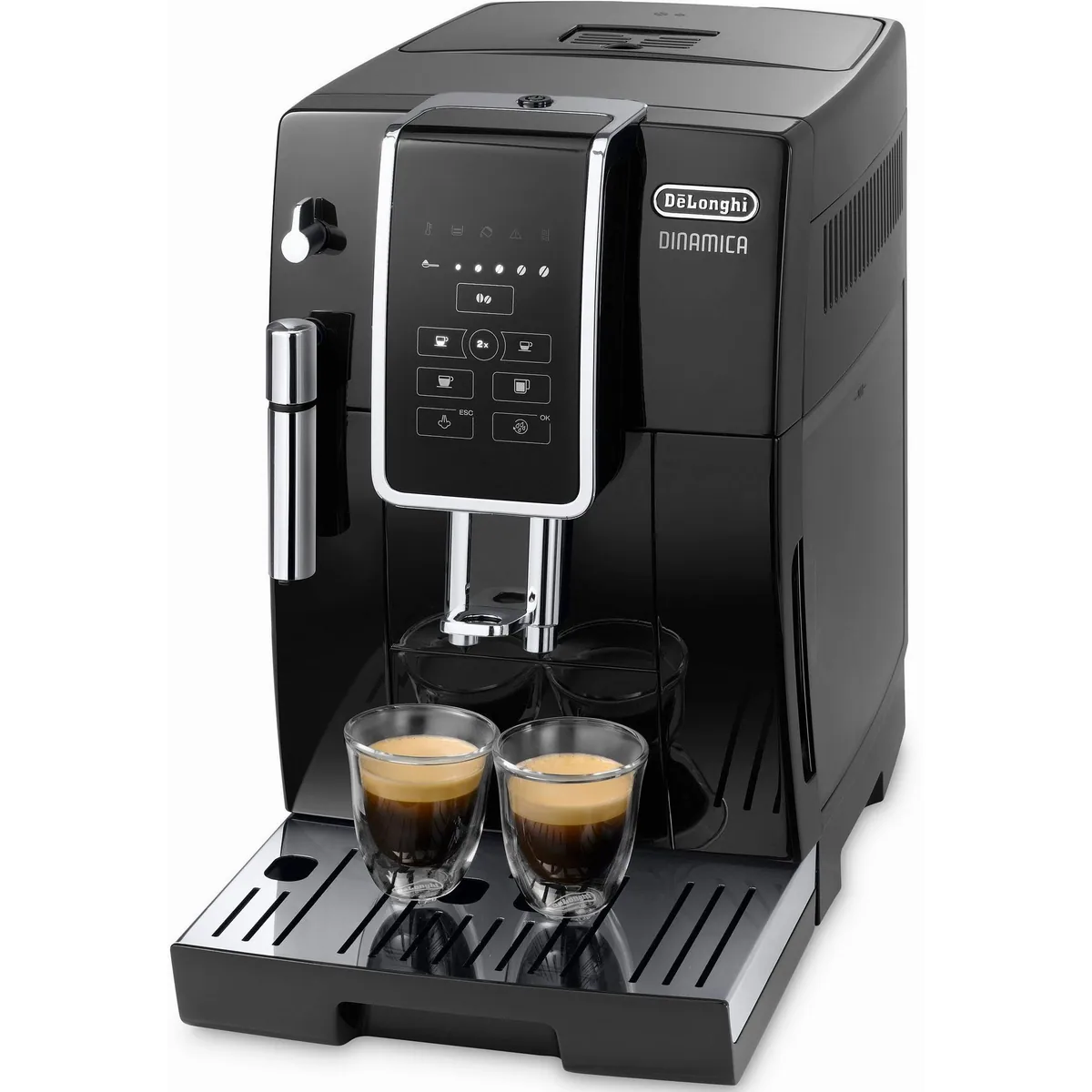 De'Longhi Dinamica ECAM358.15.B Kaffeevollautomat, Long Coffee Funktion, kompakt & leistungsstark 3