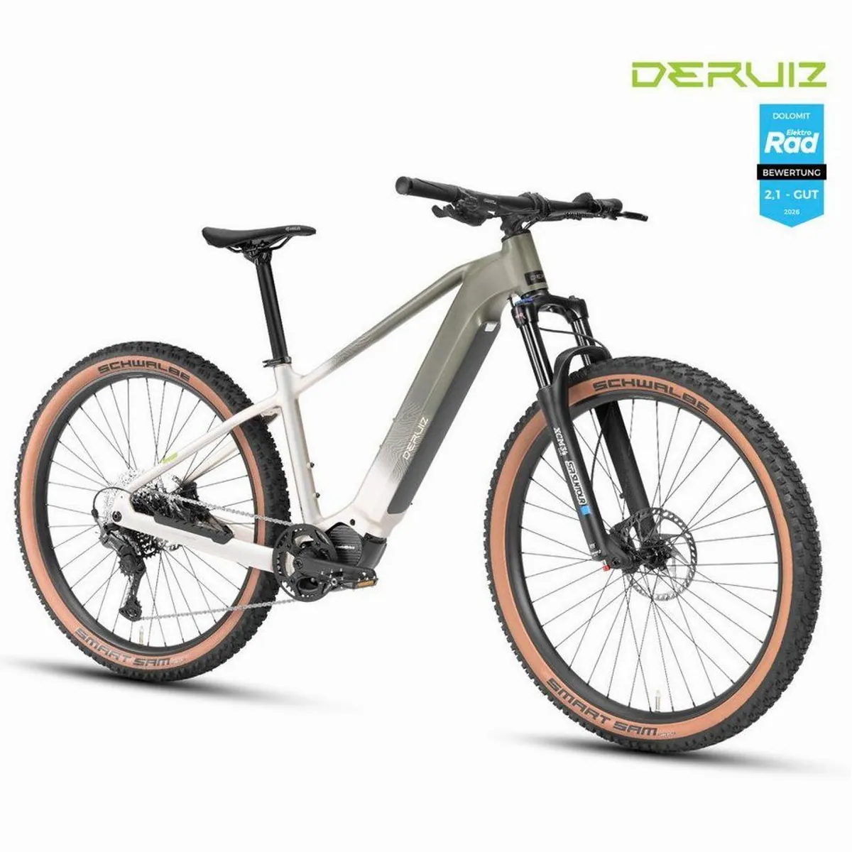 DERUIZ E-Bike Mountainbike 29 Zoll, 110 Nm Unterstützung, 180 km Reichweite