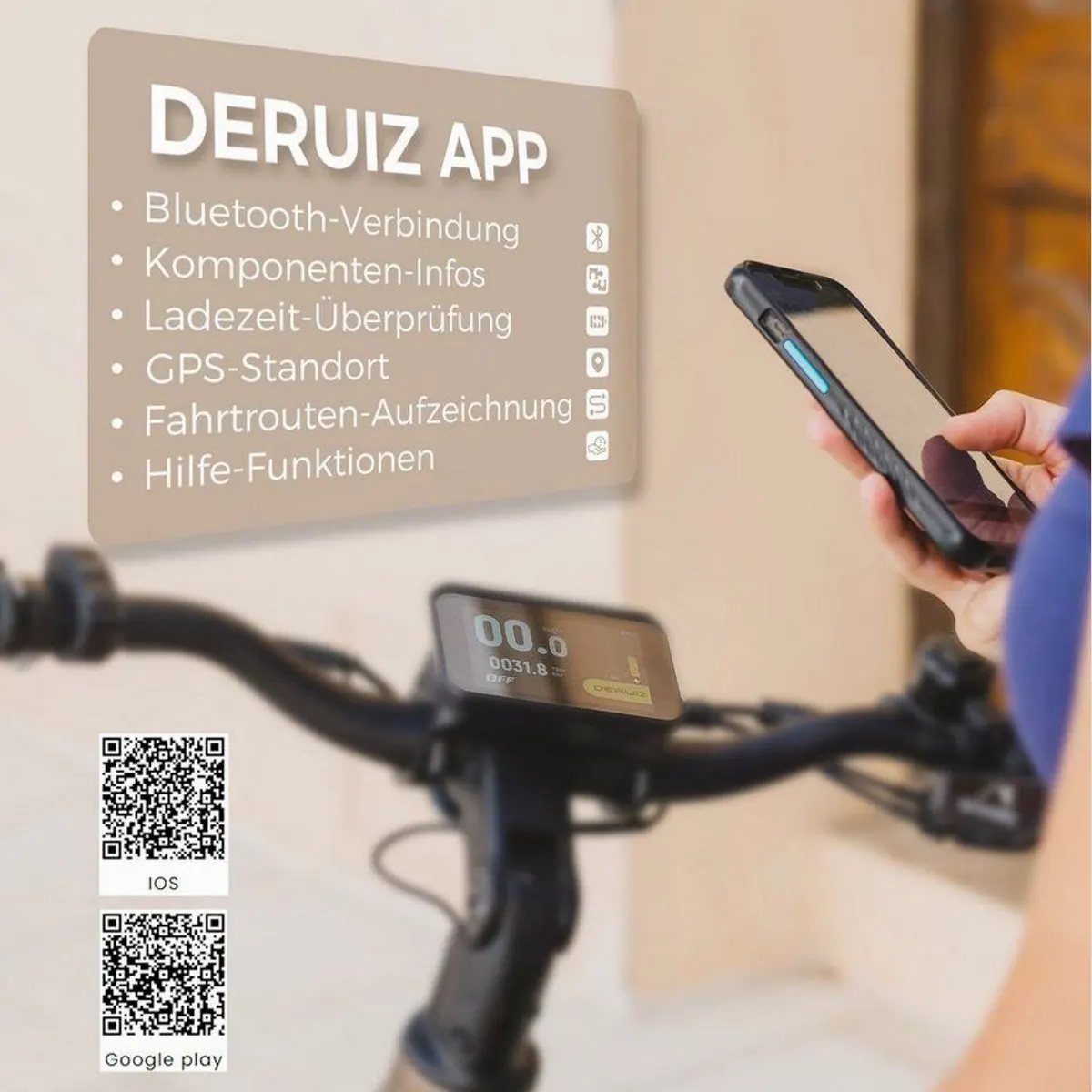 DERUIZ Mica Pro E-Bike, 29 Zoll, 110 Nm, 180 km Reichweite 2