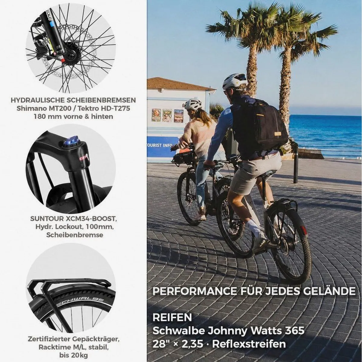 DERUIZ Mica Pro E-Bike, 29 Zoll, 110 Nm, 180 km Reichweite 3