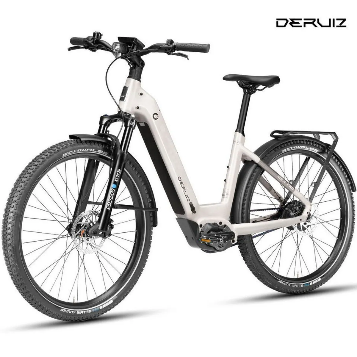 DERUIZ Mica Pro E-Bike, 110Nm Mittelmotor, 720Wh Akku, Tiefeinsteiger
