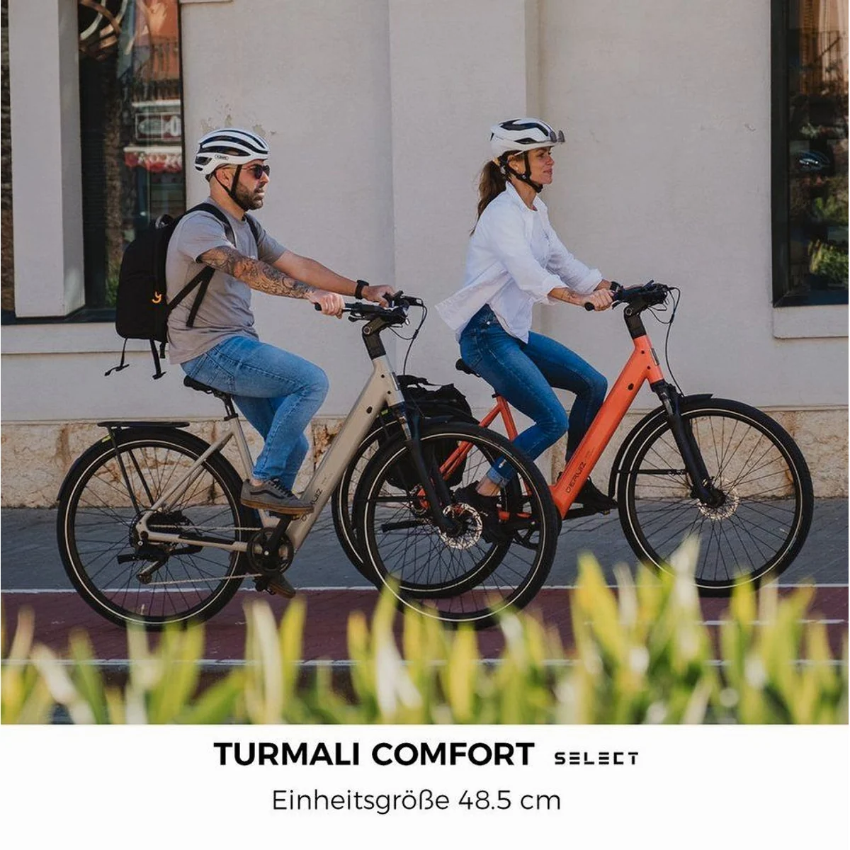 DERUIZ E-Bike Cityrad 28 Zoll, 35 Nm Heckmotor, 360 Wh Akku, Riemenantrieb — leicht, komfortabel, vielseitig 2