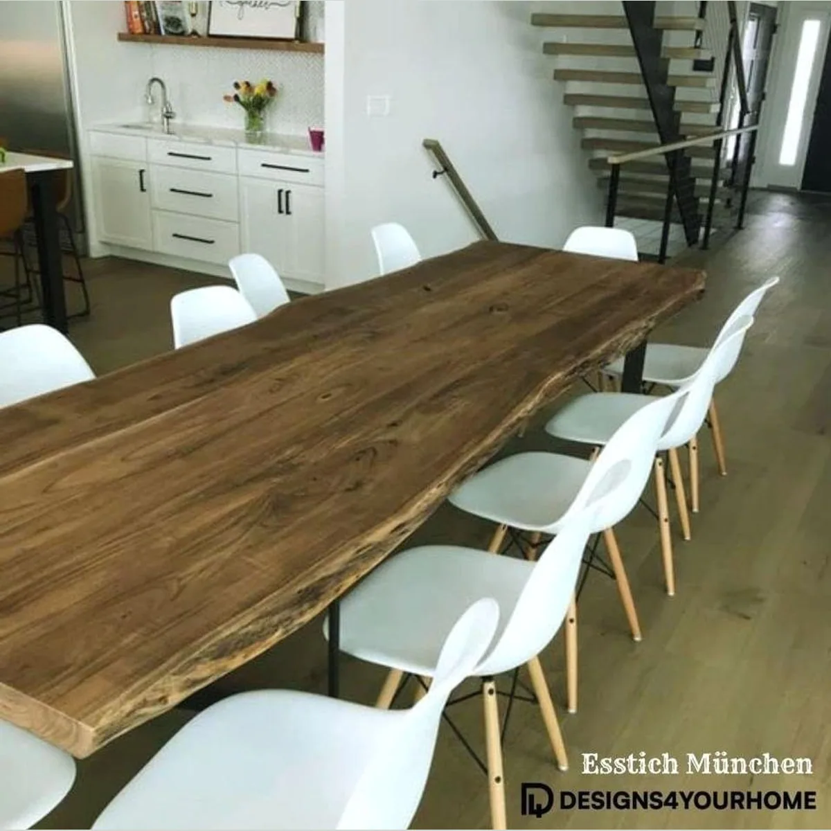 designs4yourhome Esstisch München, Massivholz, individuelle Größenwahl, pflegeleichte Oberfläche 2