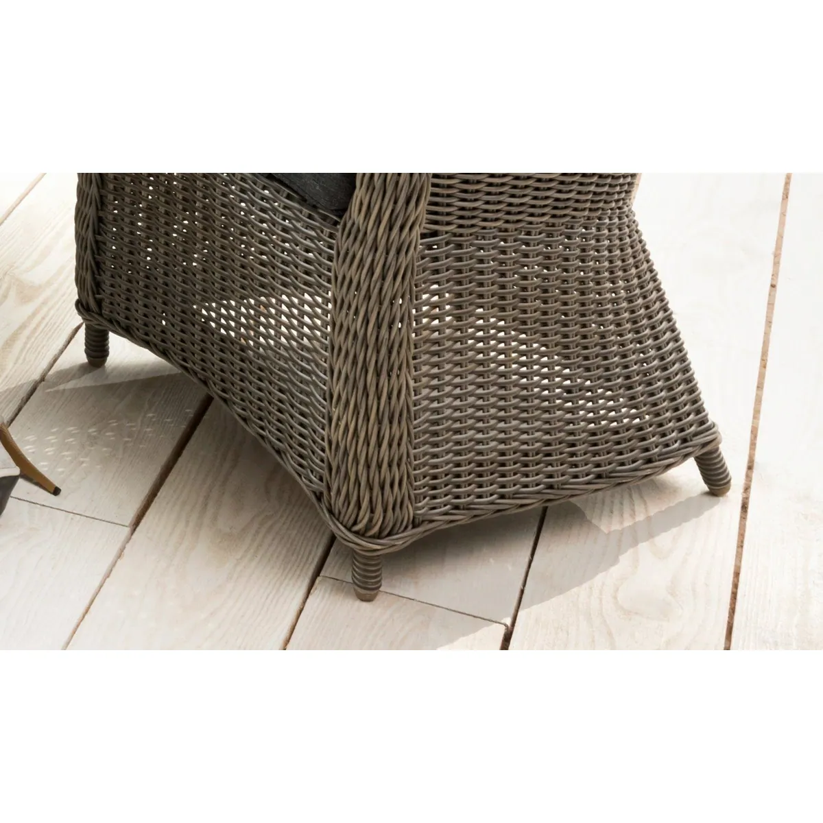 Destiny Garten-Essgruppe Malaga Luna, 13-tlg., Aluminium & Polyrattan, inkl. Auflagen 5