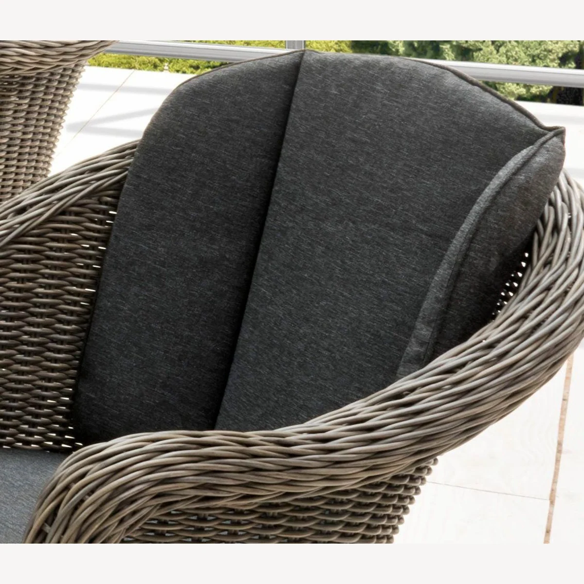 Destiny Garten-Essgruppe MALAGA LUNA, 13-tlg., Aluminium & Polyrattan 3