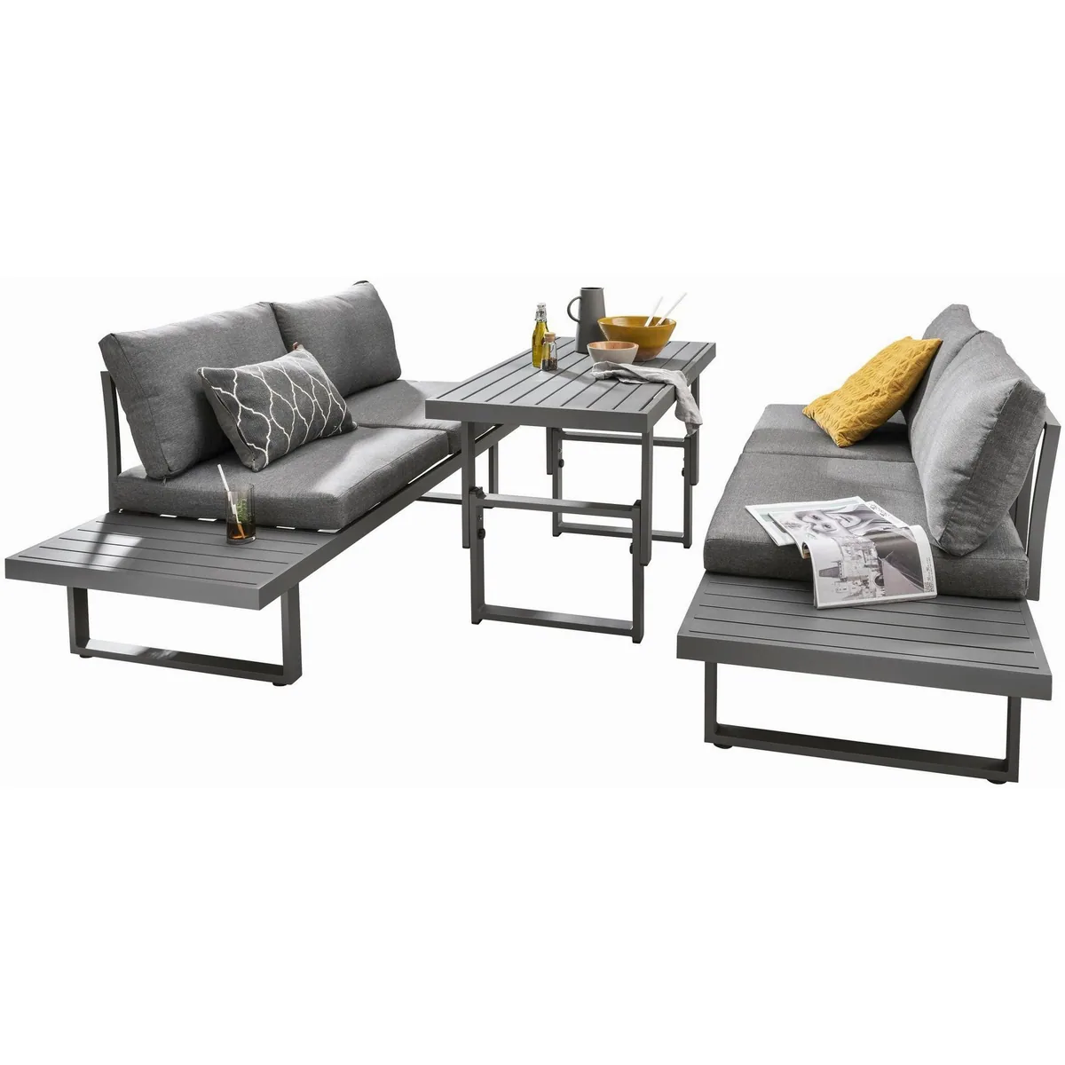 Destiny Gartenlounge-Set SEA POINT, stilvolles 15-teiliges Loungeset 4