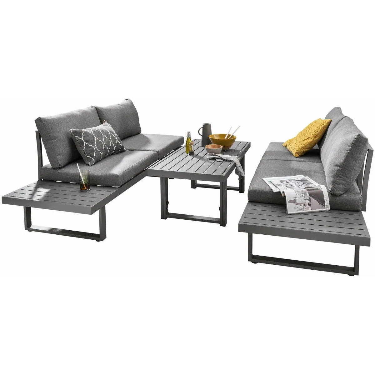 Destiny Gartenlounge-Set SEA POINT, stilvolles 15-teiliges Loungeset 5