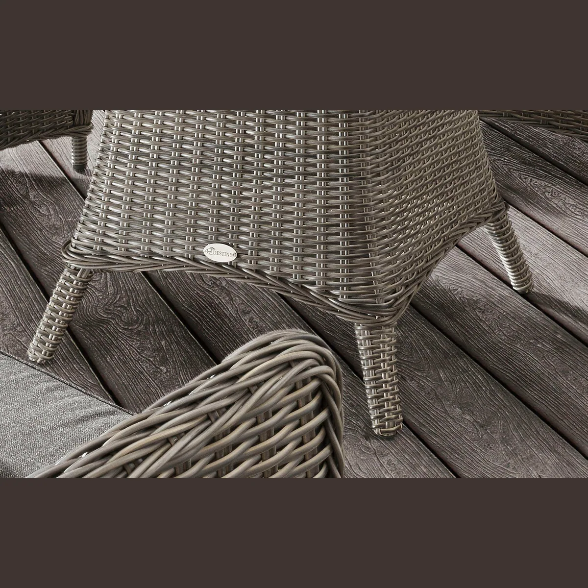 Destiny CASA LUNA Essgruppe, 4 Sessel mit Polster & Tisch Ø 120 cm 5