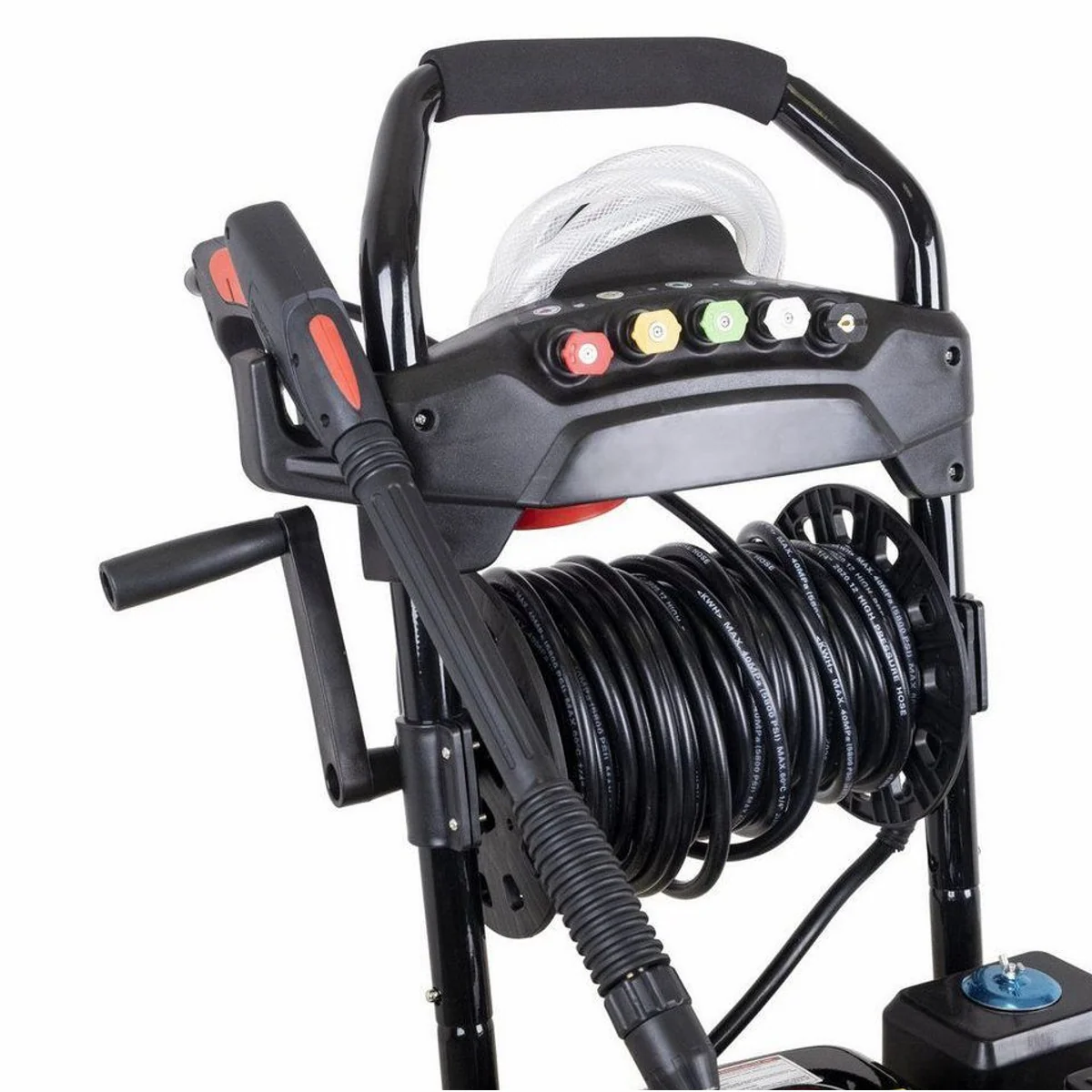 DeTec Hochdruckreiniger DT-KR170D, 7 PS, flexibles Kombiset mit Dreckfräse und Flächenreiniger 2