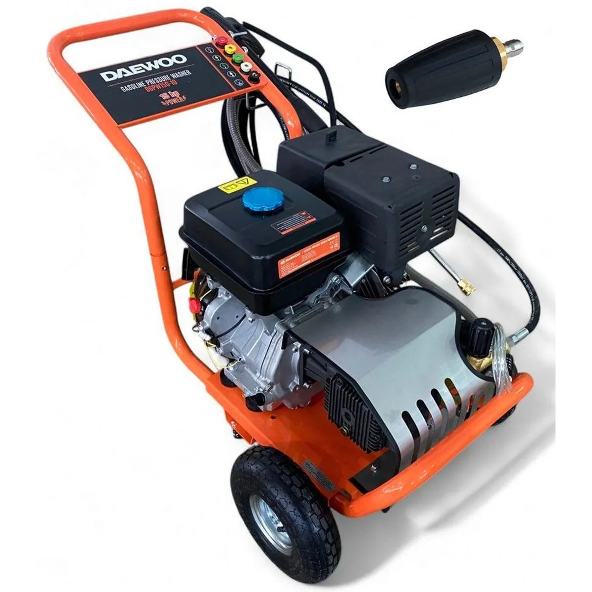 DeTec Hochdruckreiniger DAEWOO Benzin, 250 bar, 15 PS, 1242 l/h — ideal für schwere Reinigungsarbeiten