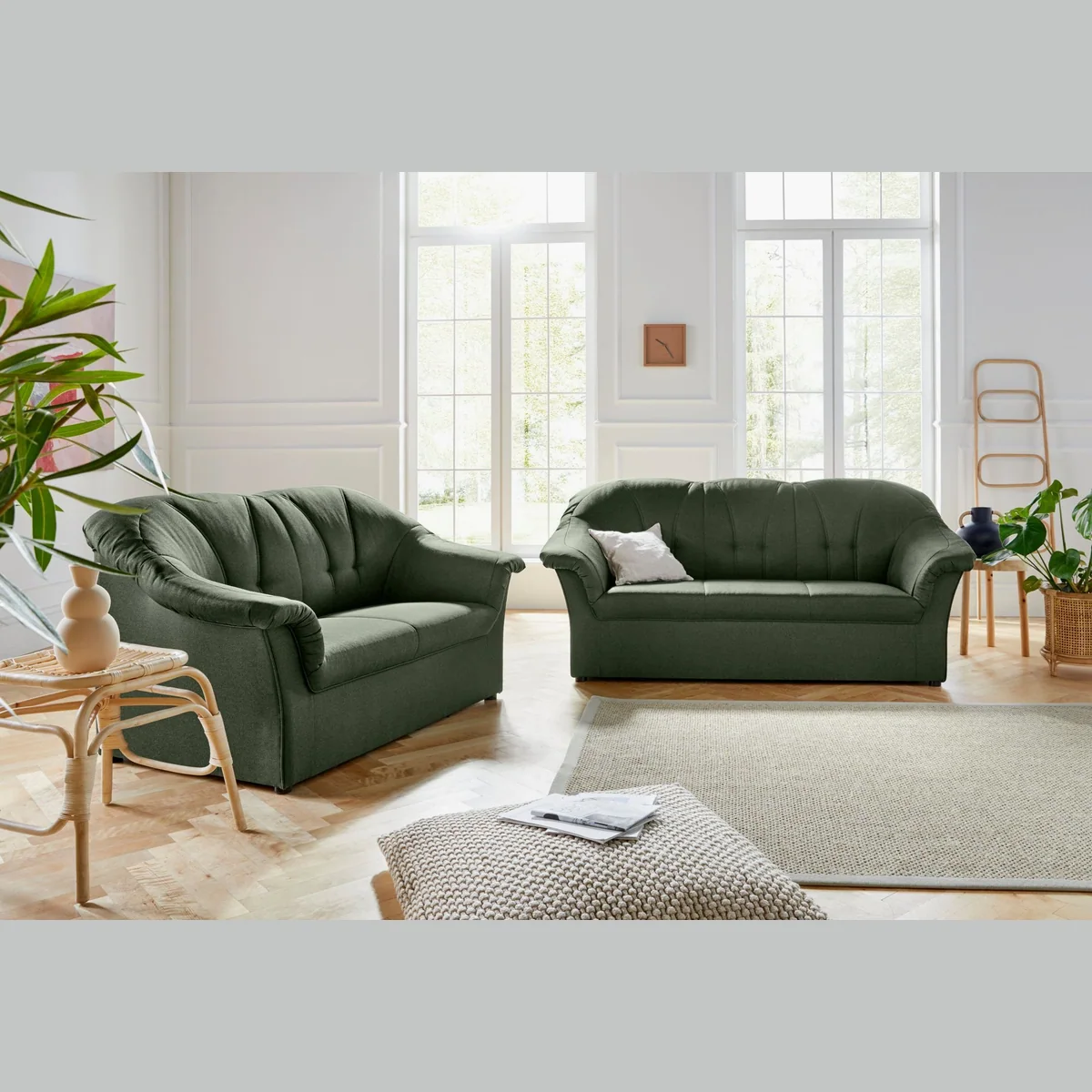 DOMO collection Polstergarnitur Pegnitz, elegantes Design, optimaler Komfort, vielseitige Farben 2