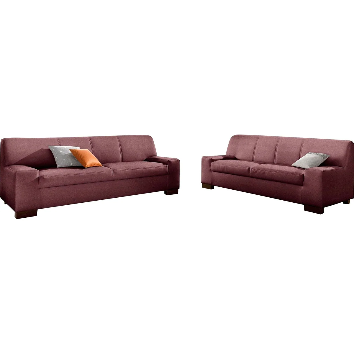 DOMO collection Polstergarnitur Norma Top, elegant und modern, 2-Sitzer und 3-Sitzer Set