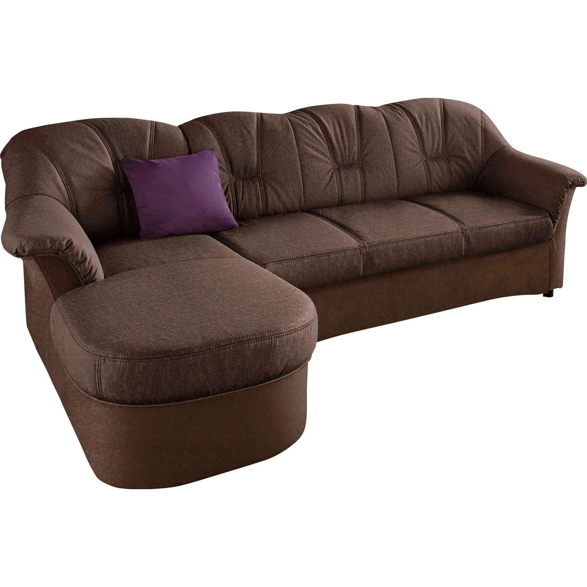 DOMO collection Ecksofa FLORES Schlafsofa, elegantes Design, praktische Bettfunktion, wahlweise Federkern 2