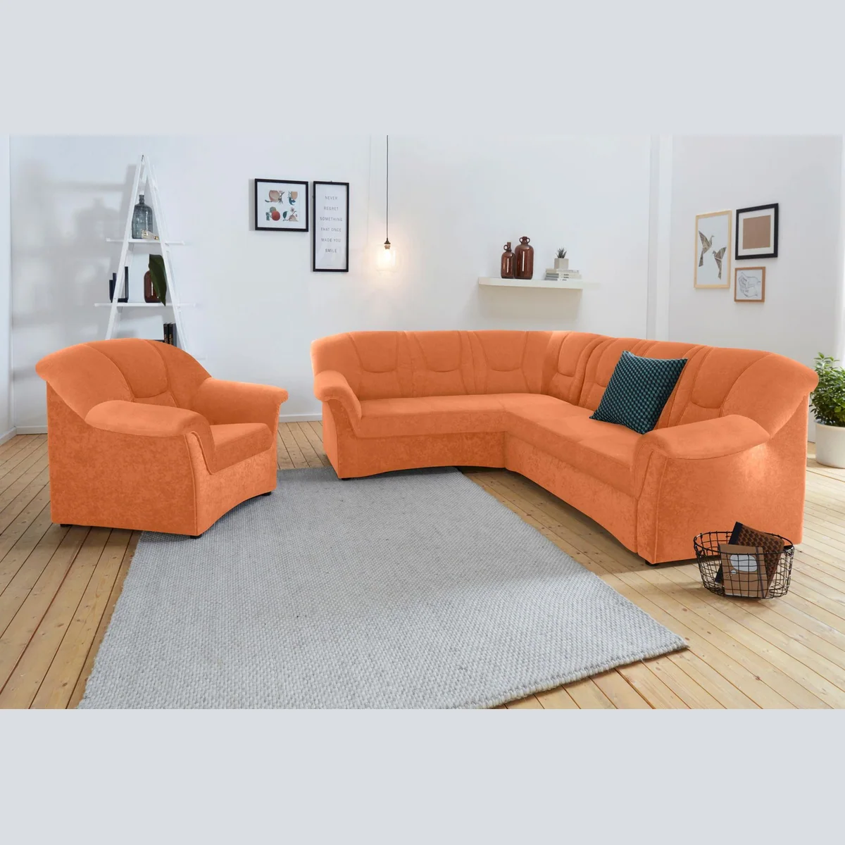 DOMO collection Ecksofa SARAFINA, elegantes Design, individueller Komfort, auch mit Schlaffunktion 4