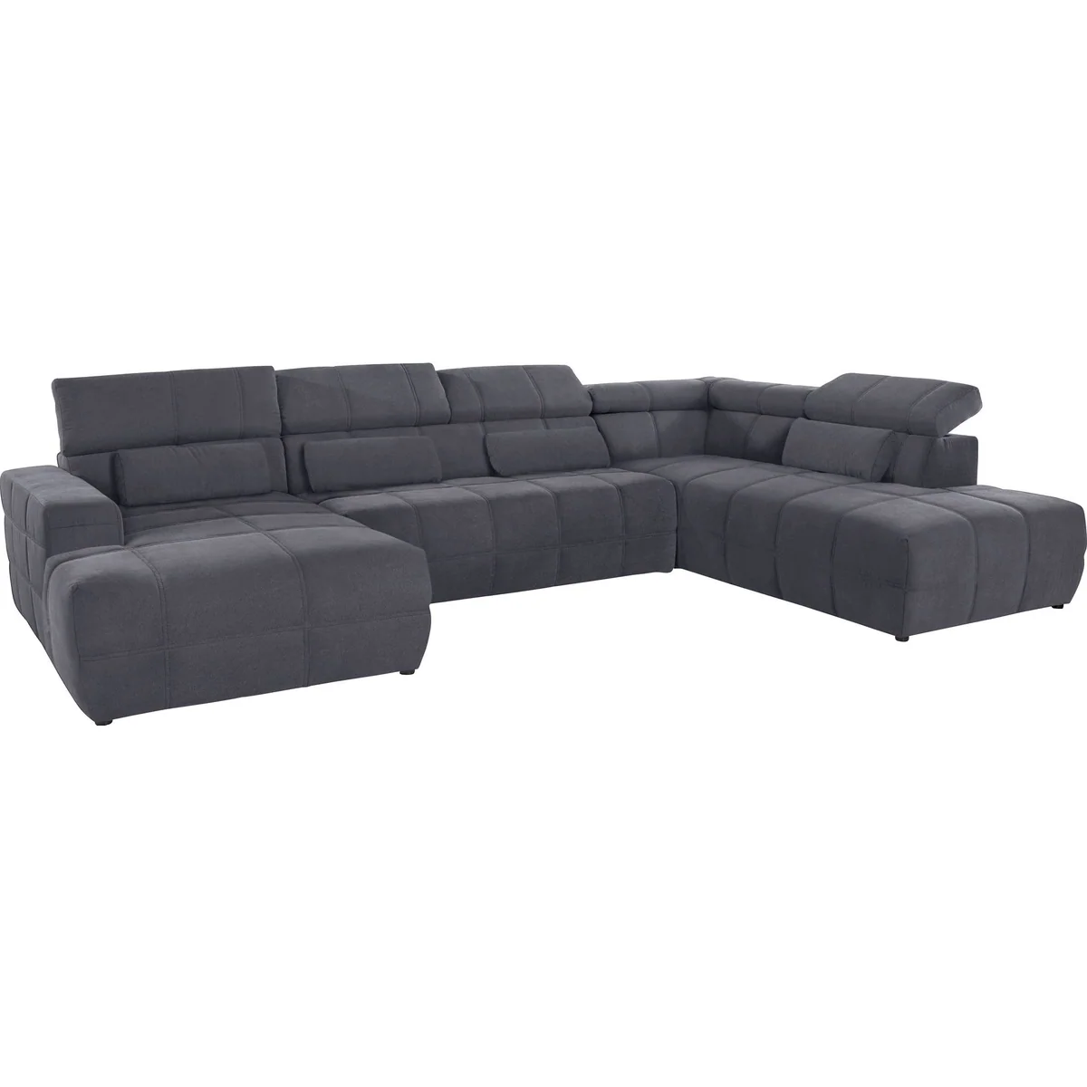DOMO collection Wohnlandschaft Brandon, moderne Optik, flexible Sitztiefenverstellung, U-Form 3
