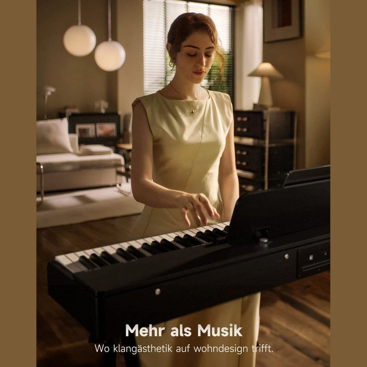 Donner OURA S100 Digitalpiano, 88 gewichtete Tasten, Bluetooth-Funktion, kompakte Bauweise 2
