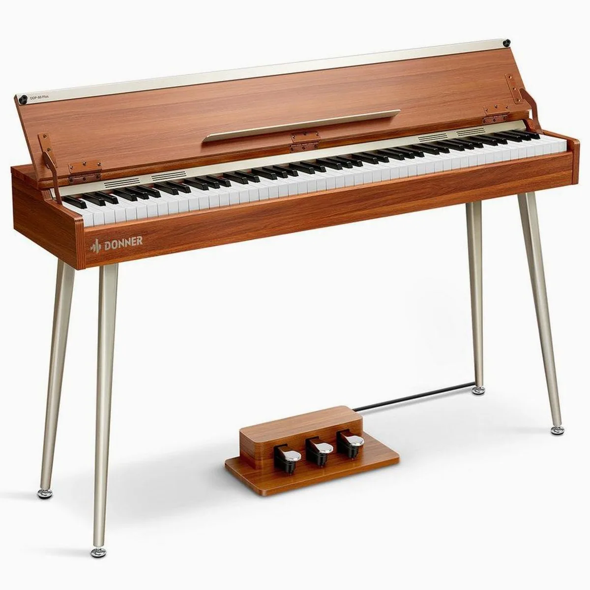 Donner DDP-80 PLUS Digitalpiano, 88 gewichtete Tasten, stilvolles Design
