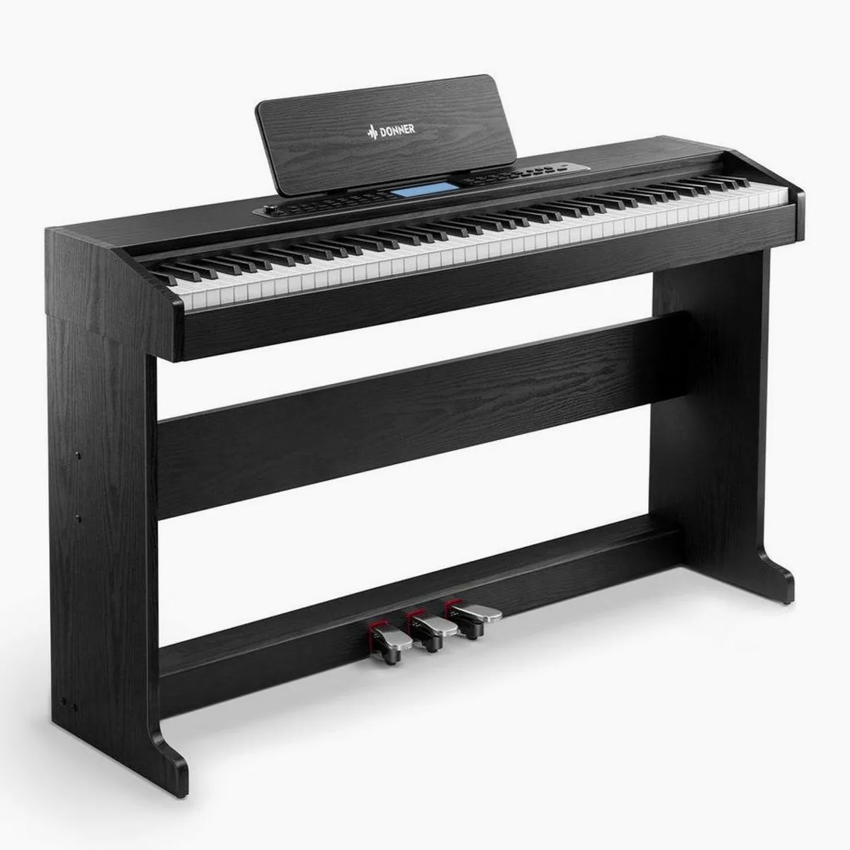 Donner DDP-95 Digitalpiano, 88 Tasten, Bluetooth, 610 Klangvarianten, Aufnahmefunktion
