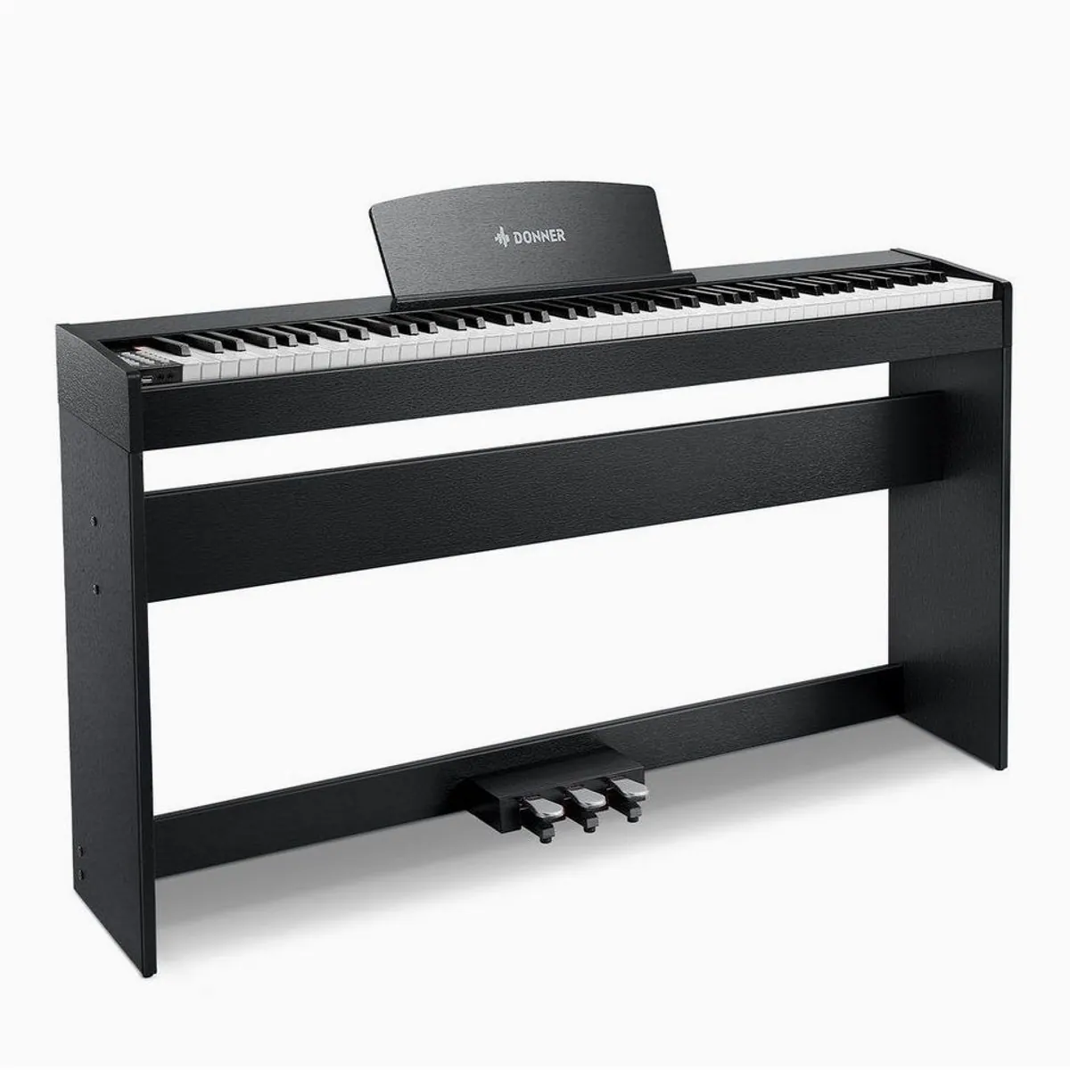 Donner DDP-50 Lite Digitalpiano, 88 gewichtete Tasten, Bluetooth & mehr