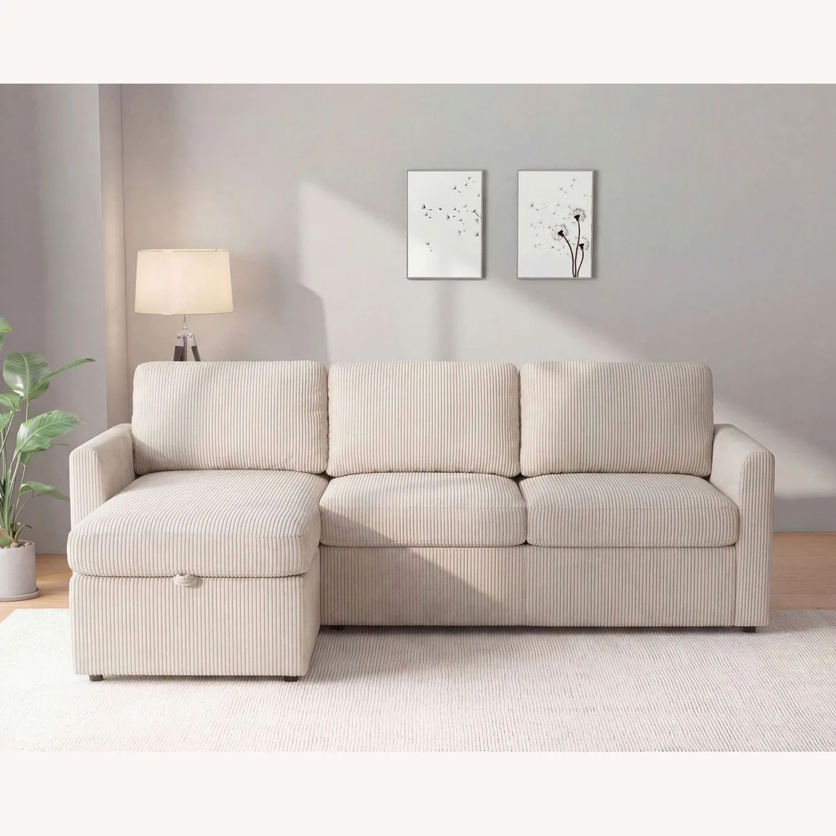 Dorel Home Ecksofa NORDHUS, L-Form, 200 cm, flexibles Design mit Stauraum 3