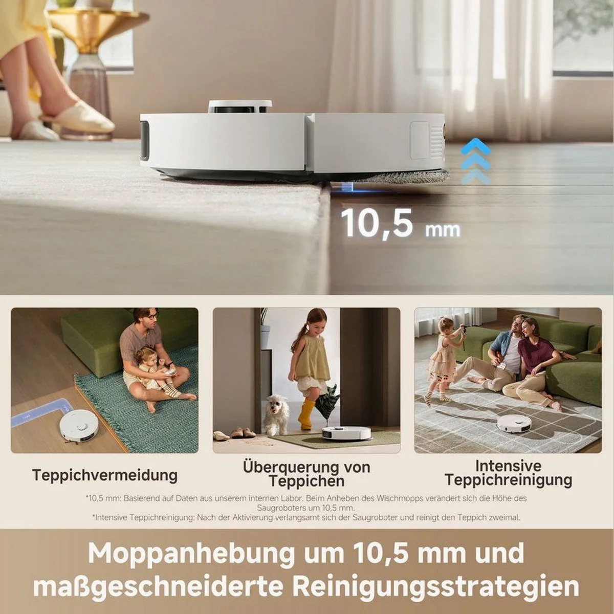 Dreame L10s Ultra Gen 3 Saugroboter, 25.000 Pa Saugleistung, Wischfunktion, App-Steuerung 3