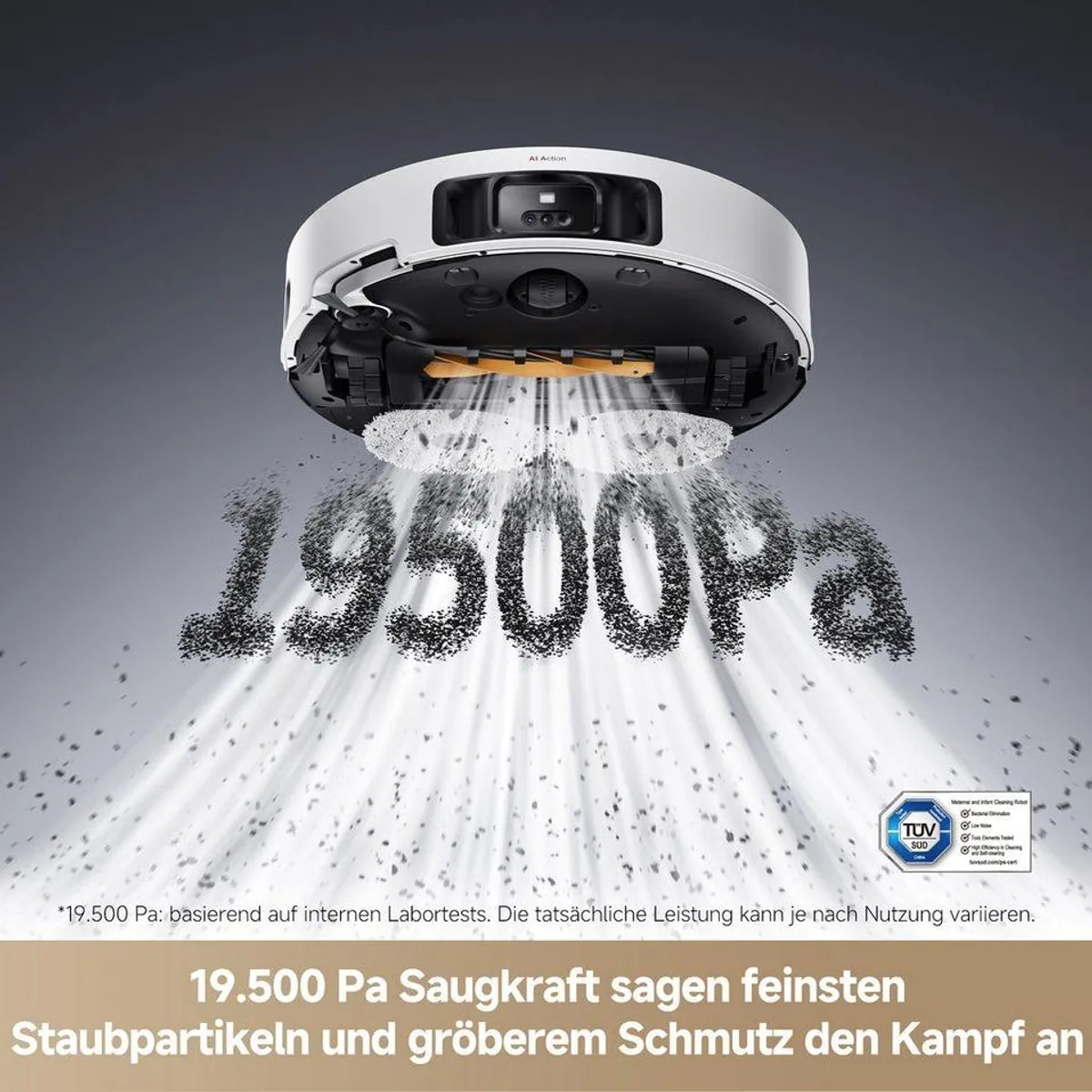 Dreame L50 Pro Ultra Saugroboter, 600 W, 19500 Pa Saugkraft, vollautomatische Basisstation 3