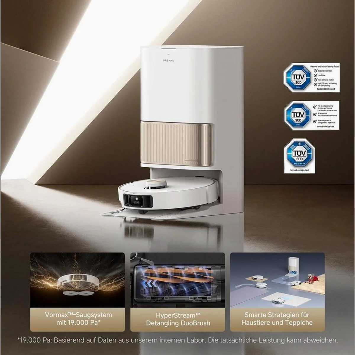 Dreame Saugroboter L40s Pro Ultra, 600 W, App-Steuerung, intelligente Navigation 2