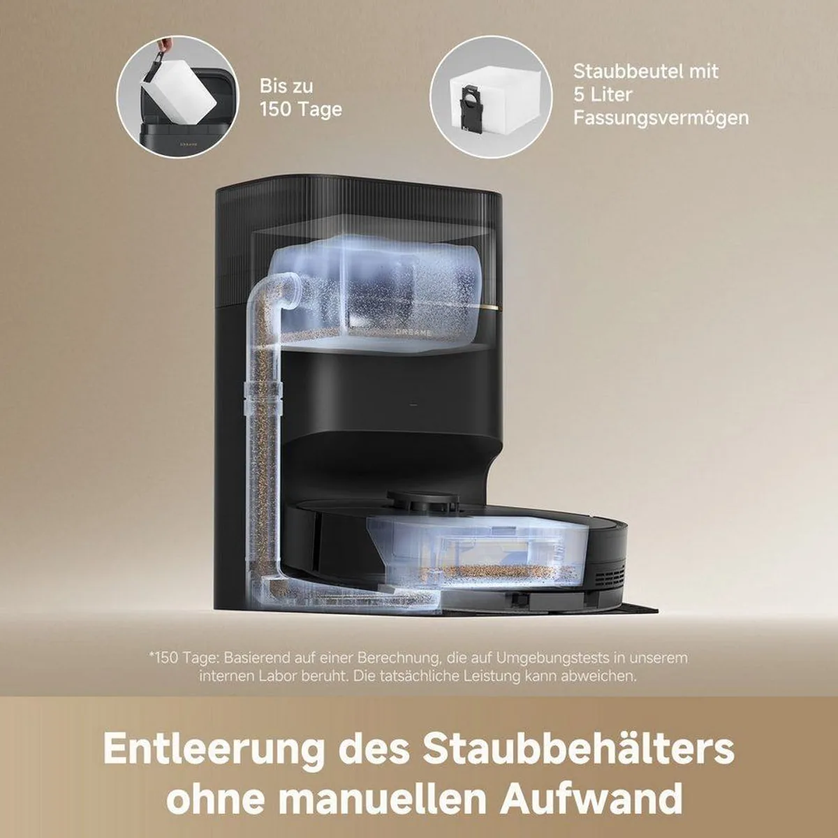 Dreame D20 Pro Plus Saugroboter, 650 W, automatische Entleerung, Wischfunktion 5