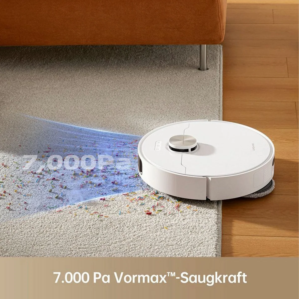 Dreame L10s Pro Ultra Heat, beutellos, 7.000 Pa Saugleistung, vollautomatische Basisstation 5