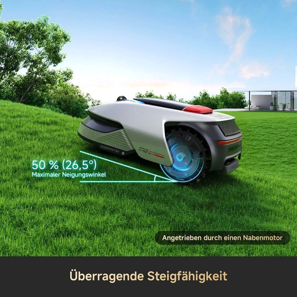Dreame Roboticmower A2, 1200 m² Rasenfläche, KI-Kamera, Kantenschnittsystem 3