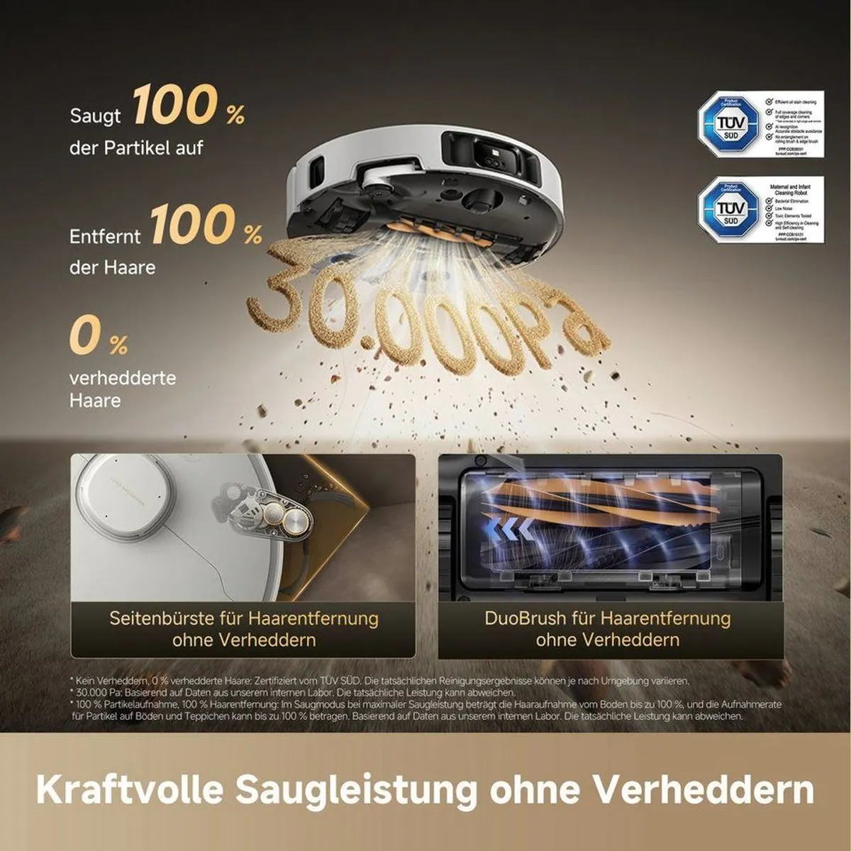 Dreame Matrix10 Pro Saugroboter, App-Steuerung, beutellos, Hygiene-Selbstreinigung 4