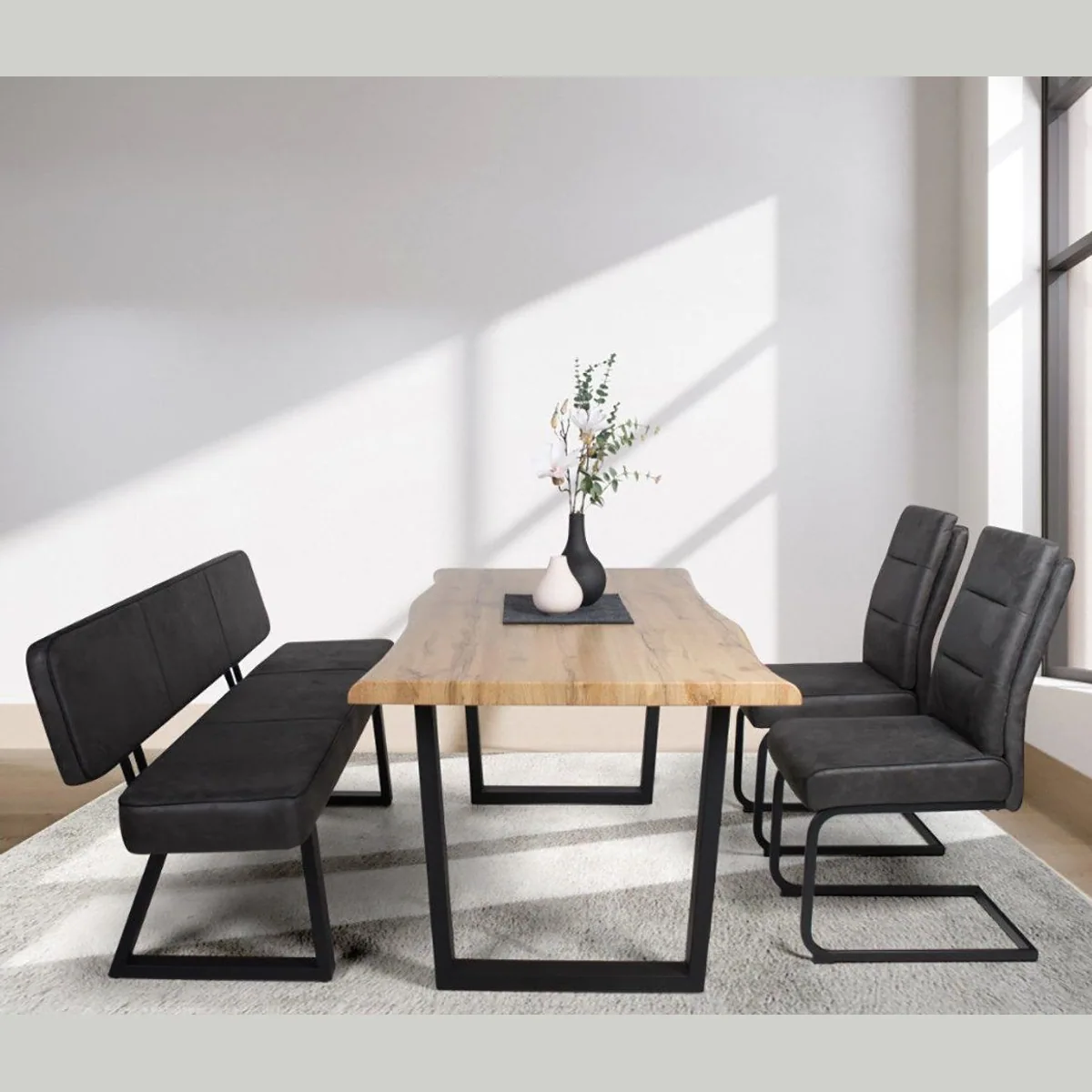 Duo Collection Essgruppe Thea & Tara & Marga, hoher Sitzkomfort, modernes Design