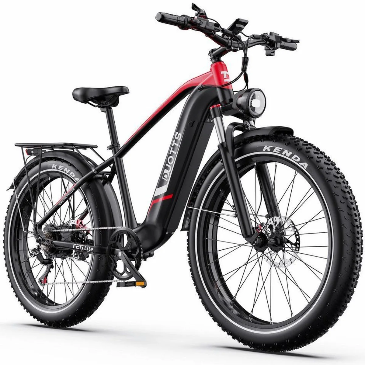 DUOTTS F26lite Pedelec, 100 km Reichweite, leiser Heckmotor, 7-Gang Shimano