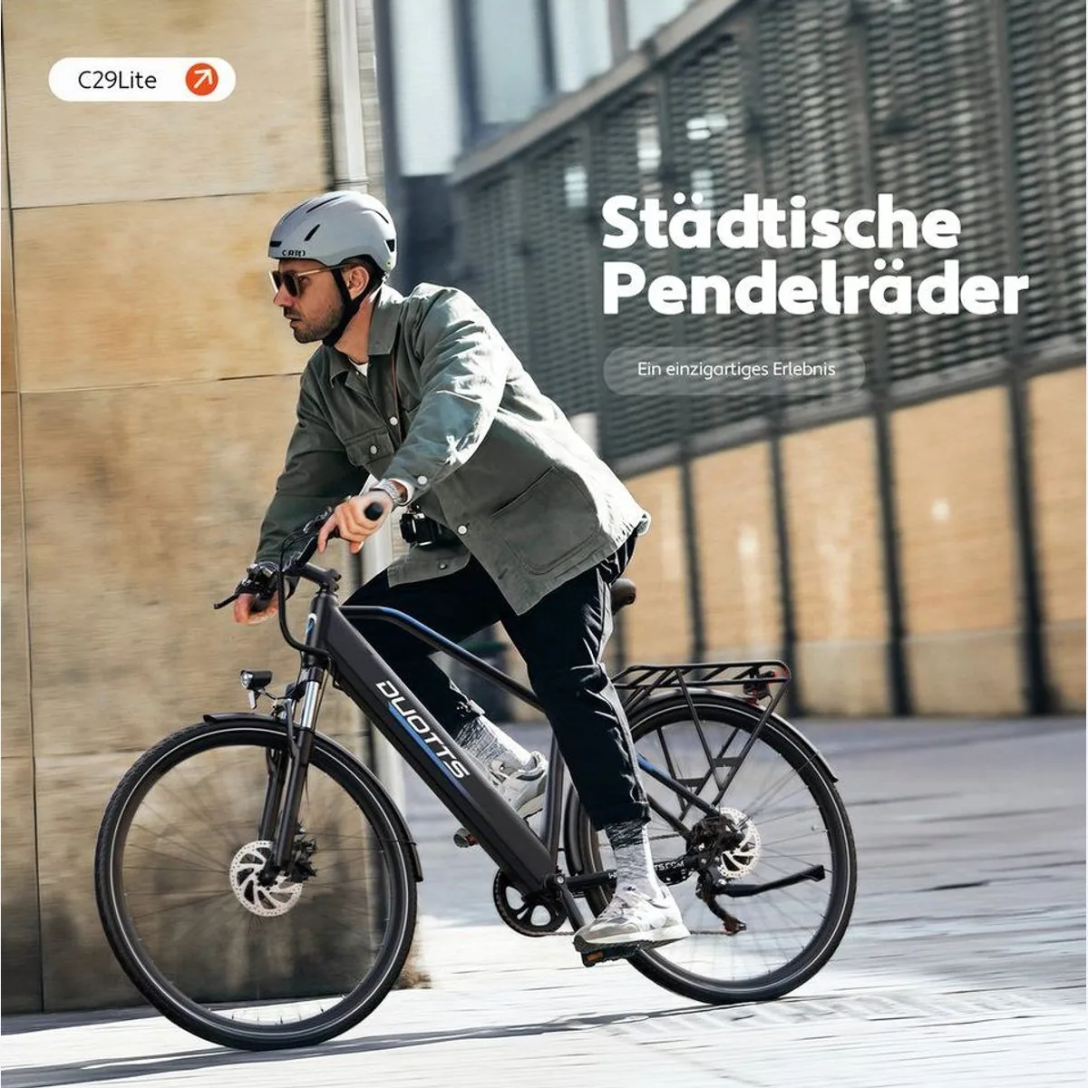 DUOTTS C29 Lite E-Bike, 90 km Reichweite, 250W Motor, 7-Gang-Schaltung 2