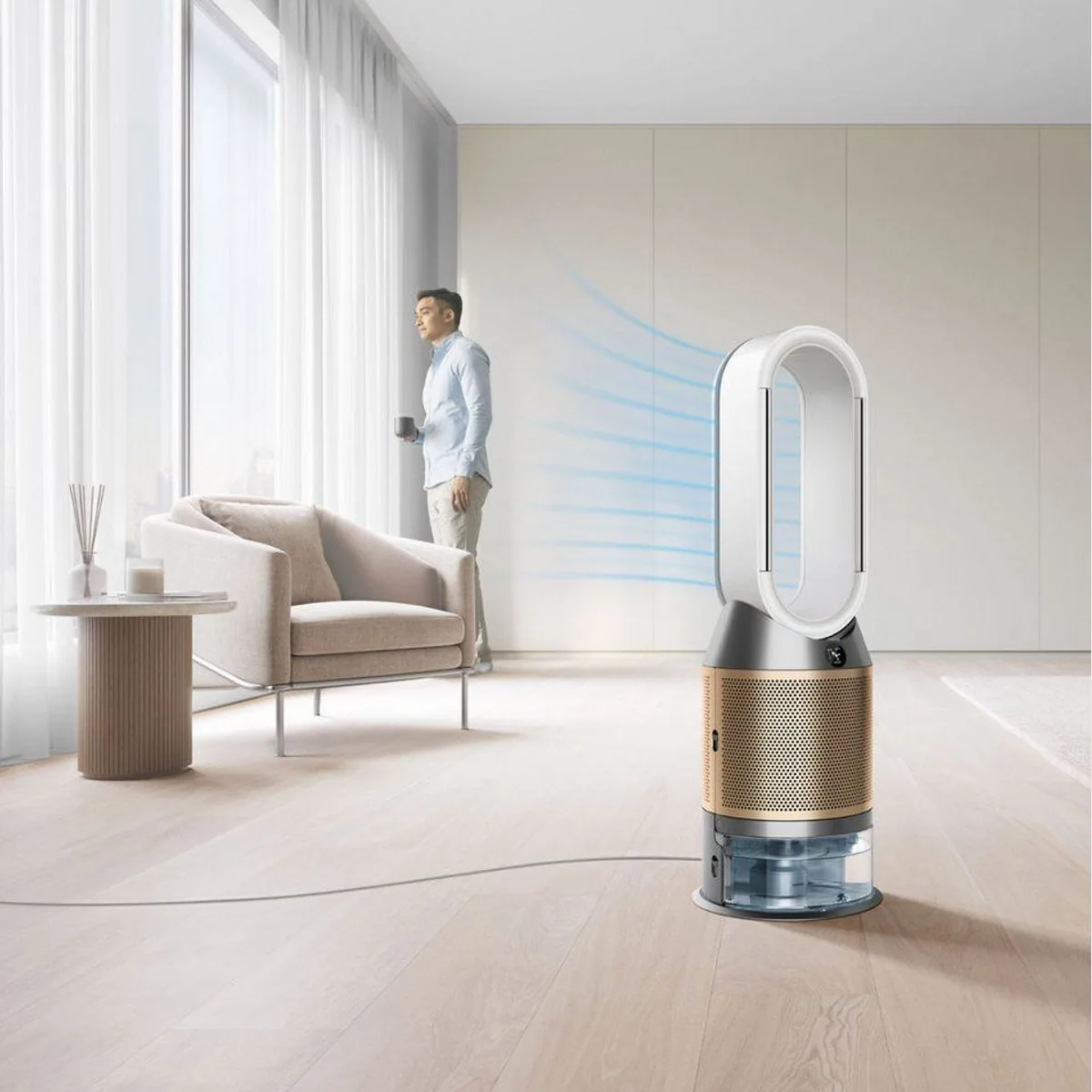 DYSON Purifier Humidify+Cool PH2, HEPA-13 Standard, NO₂-Filtration, Befeuchtungsfunktion 4