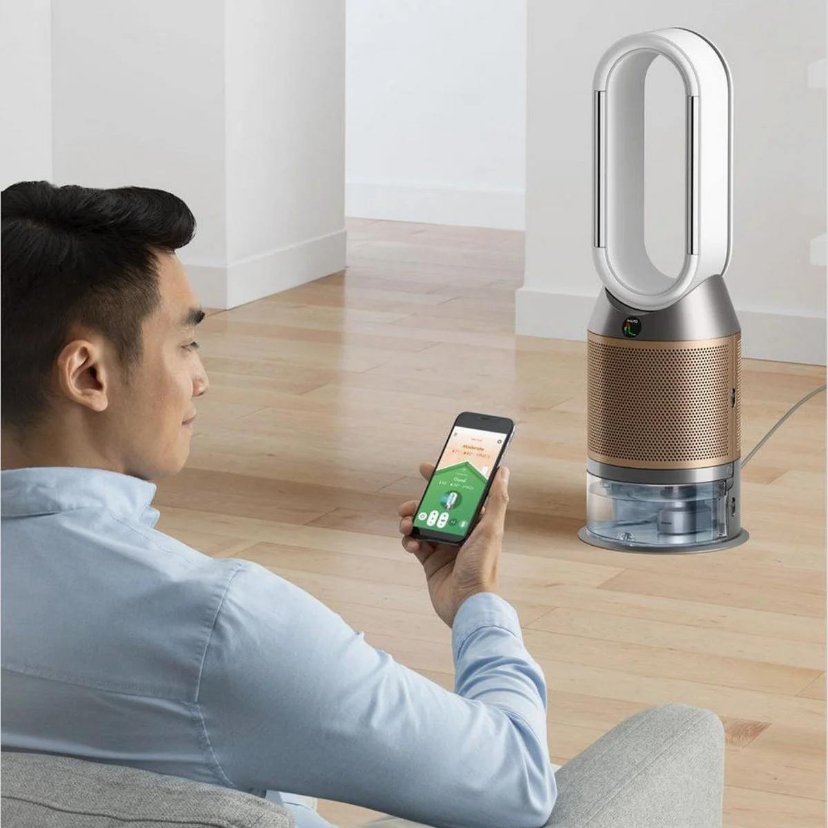 DYSON Purifier Humidify+Cool PH2, HEPA-13 Standard, NO₂-Filtration, Befeuchtungsfunktion 5