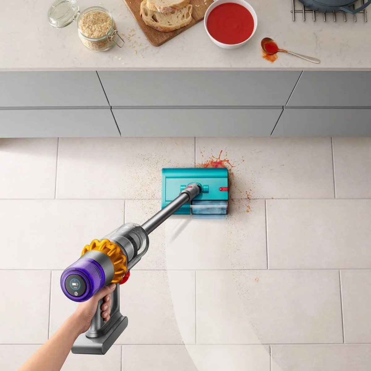 DYSON V15s Detect Submarine Nass-Trocken-Akkusauger, 660 W, beutellos, bis zu 60 Minuten Laufzeit 2