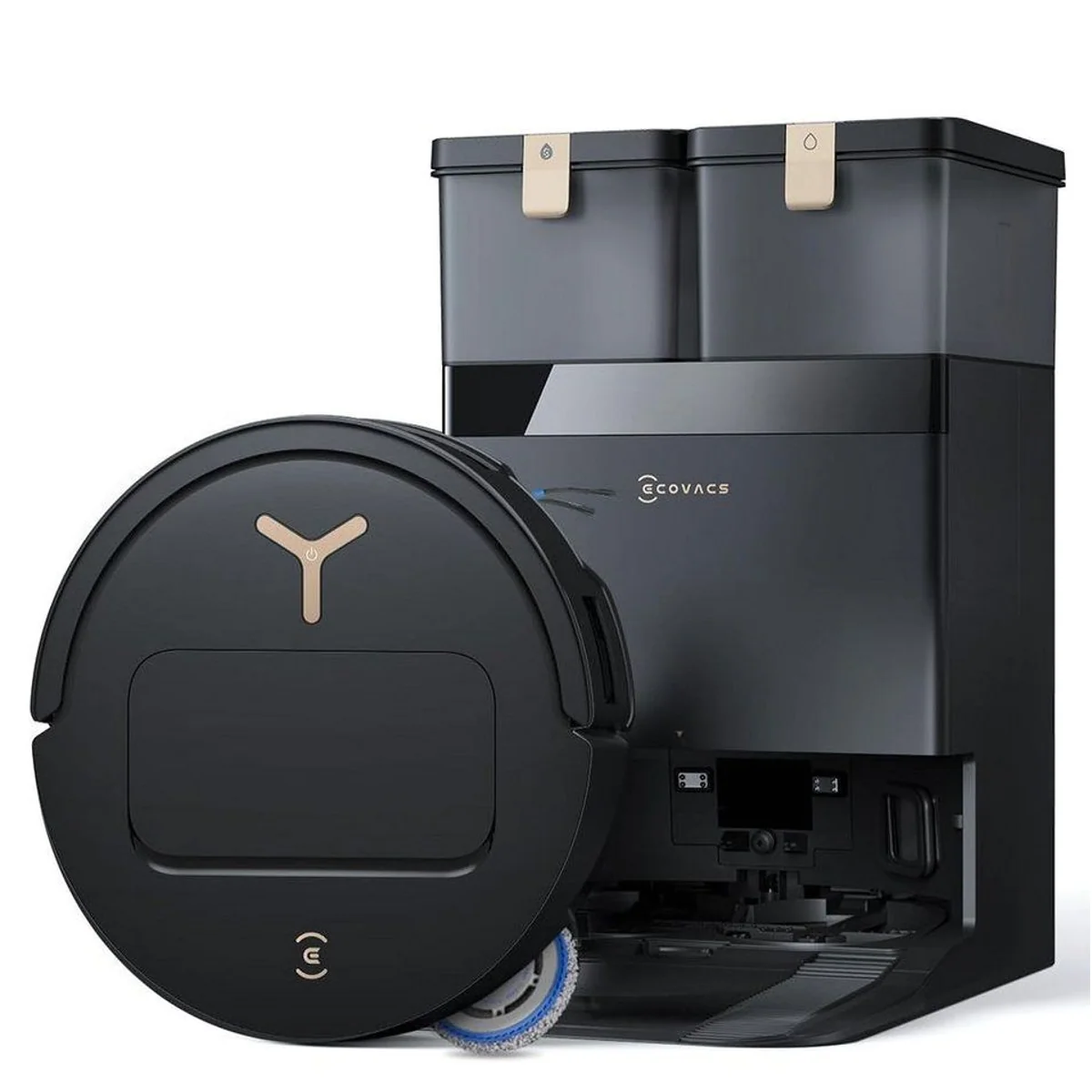 ECOVACS DEEBOT T50 Pro OmniGen3, 25000 Pa Saugleistung, KI-gesteuerte Reinigung, ultradünnes Design