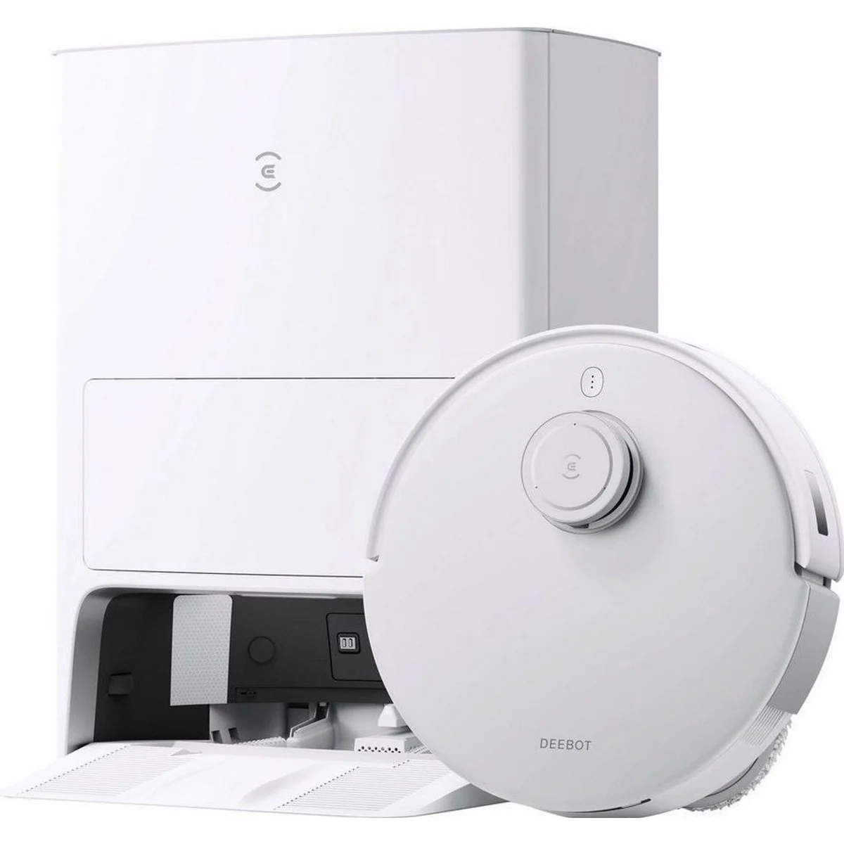 ECOVACS DEEBOT T20 OMNI Saugroboter, 6000 Pa Saugkraft, Wischfunktion, Auto-Mopp-Hebefunktion