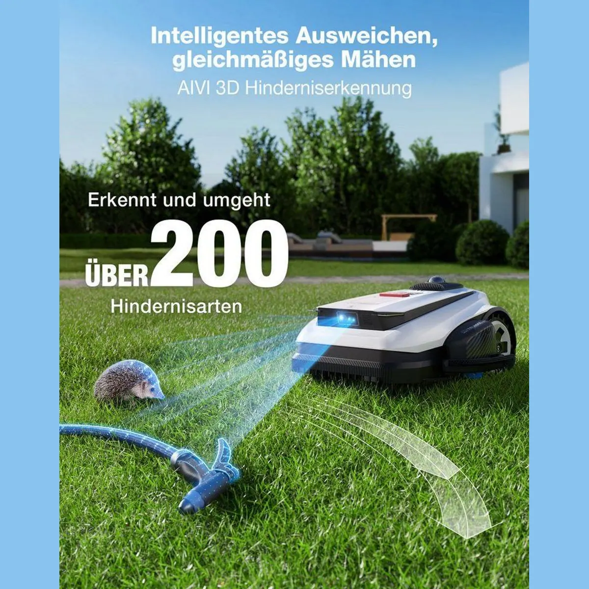ECOVACS GOAT A1600 LiDAR PRO Care Kit, präzises Mähen, Appsteuerung, bis 400 m² 5