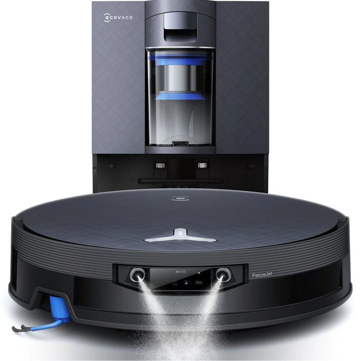 ECOVACS DEEBOT X12 OmniCyclone, FocusJet-Technologie, 110 W, beutellos
