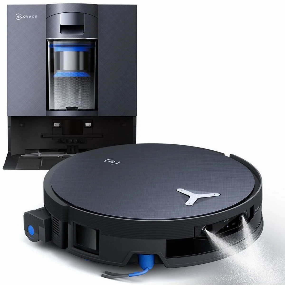 ECOVACS DEEBOT X12 OmniCyclone, FocusJet-Technologie, 110 W, beutellos 3