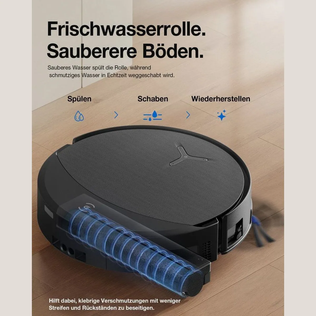 ECOVACS DEEBOT X11S OmniCyclone Care Kit, beutelloser Saugroboter mit 30.000 Pa Saugleistung 4