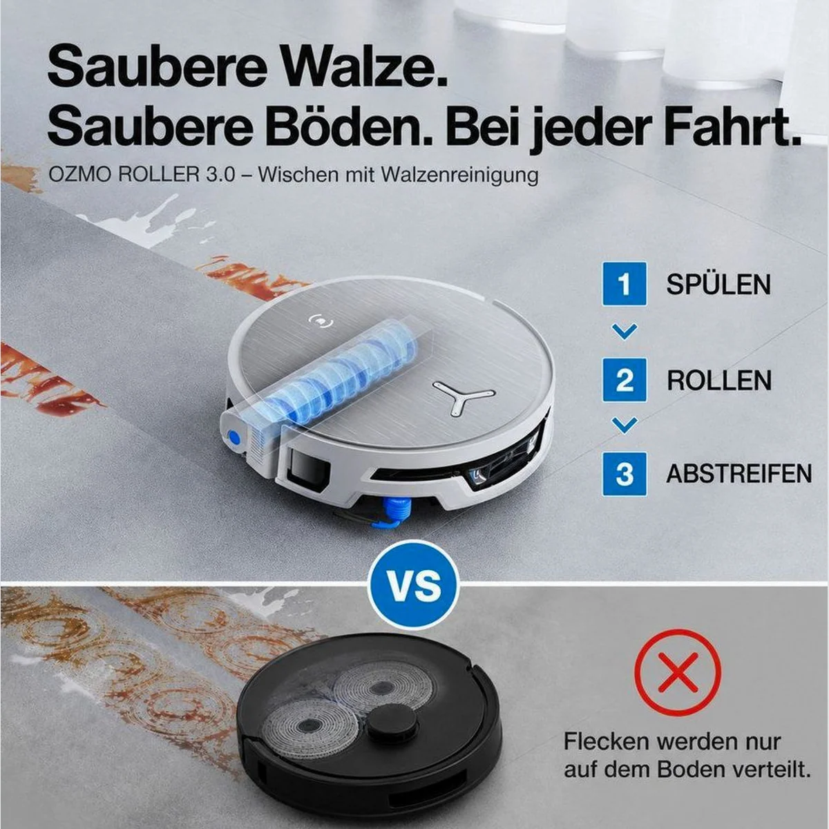 ECOVACS DEEBOT X12S Pro Omni Saugroboter, kraftvolle 27000 Pa Saugleistung, intelligente Navigation 3
