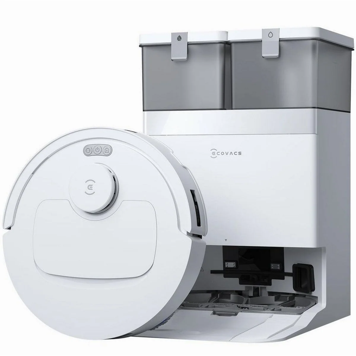 ECOVACS DEEBOT T30e Omni Saugroboter, 25.000 Pa, All-in-One-Station, OZMO Turbo 2.0 Wischen