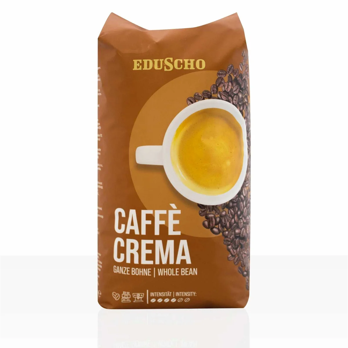 Eduscho Professional Caffe Crema, 6 x 1kg Kaffeebohnen, intensiver Charakter, samtige Crema, ideal für Vollautomaten 3