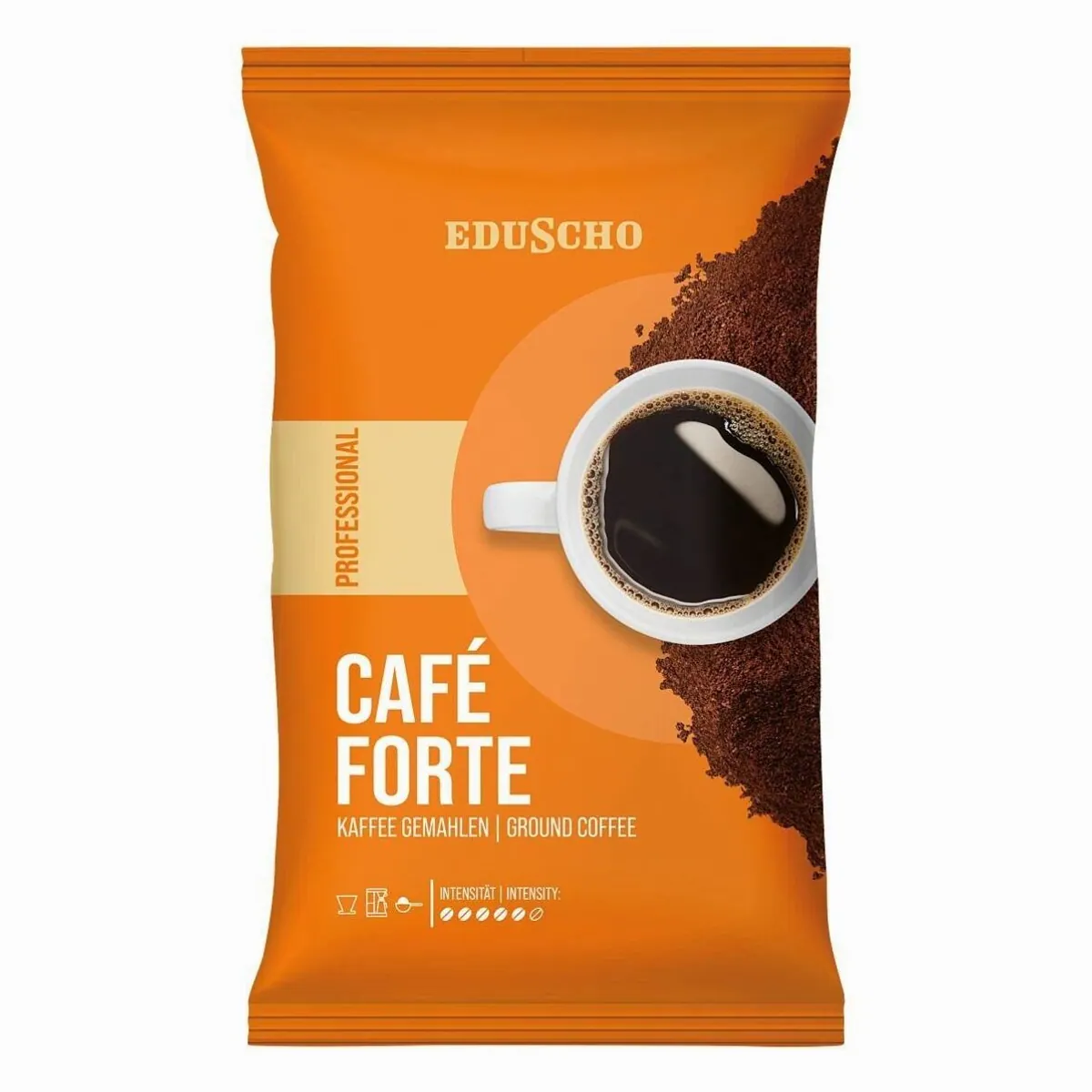 Eduscho Kaffee Professional CAFÉ FORTE, vollmundig & würzig, 500 g