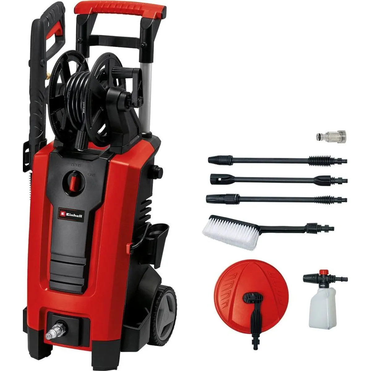 Einhell Hochdruckreiniger TE-HP 140, 1900 W, max. Druck 140 bar, 420 l/h Fördermenge